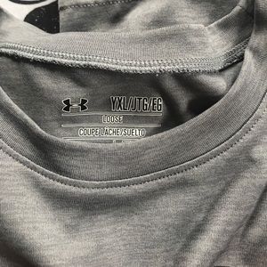 Boys UA long sleeve heat gear- size YXL